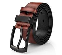 maikun Brown Designer Leather Mens Belt,Belt for Men for Jeans Trousers
