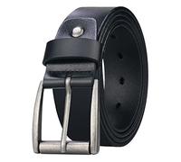 maikun Genuine Leather Black Mens Belt,For Jeans Trousers,Golf or Boss Dressing, Length 1200mm
