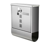 Mail Box, Letterbox, Mailbox, Silver / 10P x 30,8L x 33,8H cm