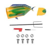 Mail Boxes, Large Metal, Fish Shape, Weather, for Outside Residential Home, 1 Piece