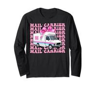 Mail Carrier Female Postal Worker Mail Lady Girl Coquette Long Sleeve T-Shirt