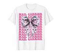 Mail Carrier Female Postal Worker Mail Lady Girl Coquette T-Shirt