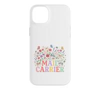 Mail Carrier Floral Postal Worker Appreciation Case for iPhone 14 Plus