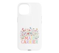 Mail Carrier Floral Postal Worker Appreciation Case for iPhone 15