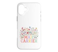 Mail Carrier Floral Postal Worker Appreciation Case for iPhone 16 Plus