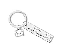 Mail Carrier Gifts Keychain Thank You Gift for Postal Worker Postman Mailman Mail Lady Jewelry Appreciation Gifts for Driver Coworker Post Office Worker Retirement Christmas Birthday Gift