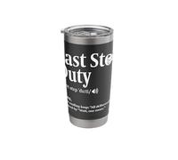 Mail Carrier Last Stop Duty Funny Postal Worker Mailman Stainless Steel Insulated Tumbler
