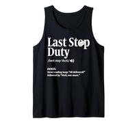 Mail Carrier Last Stop Duty Funny Postal Worker Mailman Tank Top