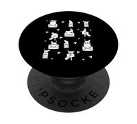 Mail Carrier Parcel Delivery Post Man Postal Cats Postman PopSockets Adhesive PopGrip