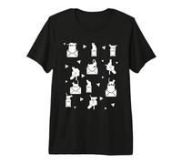 Mail Carrier Parcel Delivery Post Man Postal Cats Postman Premium T-Shirt