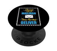 Mail Carrier Parcel Delivery Post Man Postal Postman PopSockets Adhesive PopGrip