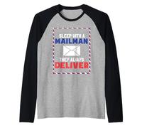 Mail Carrier Parcel Delivery Post Man Postal Postman Raglan Baseball Tee