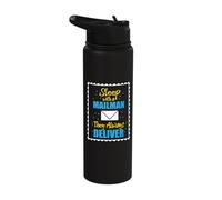 Mail Carrier Parcel Delivery Post Man Postal Postman Stainless Steel Insulated Water Bottle
