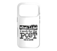 Mail Carrier Postal - What Life I Work At The Post Office Case for iPhone 17 Pro