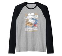 Mail Carriers Delivering More Than Just Letters Raglan Baseball Tee