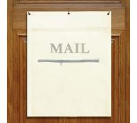 Mail Catcher for Mail Slots Letter Bag Post Efficient Organizer for Home Office and Garage Doors Basket Letter Cage Door Bag (Cream)…