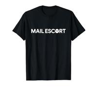 Mail Escort - Mailman Postman Postal Worker Value Graphic T-Shirt, Men, Black, S