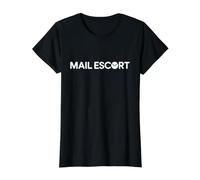 Mail Escort - Mailman Postman Postal Worker Value Graphic T-Shirt, Women, Black, XS