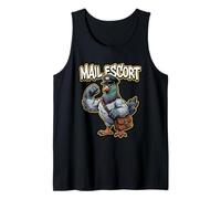 Mail Escort Pigeon Postal Worker Mail Carrier Tank Top