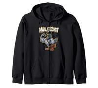 Mail Escort Pigeon Postal Worker Mail Carrier Zip Hoodie