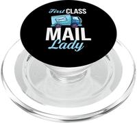 Mail Lady Postal Lady US Postwomen Worker PopSockets PopGrip for MagSafe