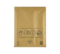 Mail Lite Bubble Lined Postal Bag Size H/5 270x360mm Gold (50 Pack)