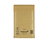 Mail Lite Bubble Postal Bag Gold B00-120x210 Pack of 100 101098090