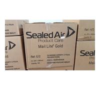 Sealed Air Bubble Lined Postal Bag Gold E2 220x260mm Pack 100