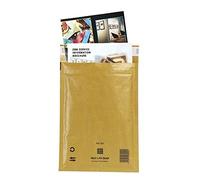 Mail-Lite Gold Padded Mailing Bags, Size H/5, Gold, 264mm X 374mm, Box of 50