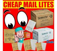 MAIL LITE / LITES PADDED ENVELOPES BAGS 'ALL SIZES' FAST COURIER WHITE OR GOLD