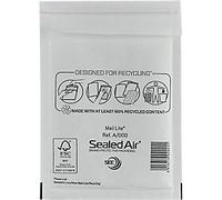 Mail Lite Mailing Bag A/000 White Plain 110 (W) x 160 (H) mm Peel and Seal Pack of 100