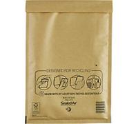 Mail Lite Mailing Bag F/3 Gold Plain 220 (W) x 330 (H) mm Peel and Seal 79 gsm Pack of 50