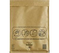 Mail Lite Mailing Bag G/4 Gold Plain 240 (W) x 330 (H) mm Peel and Seal Pack of 50