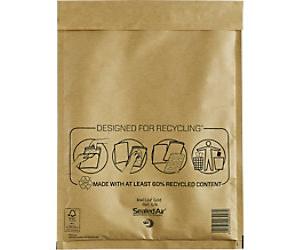 Mail Lite Mailing Bag G/4 Gold Plain 240 (W) x 330 (H) mm Peel and Seal Pack of 50