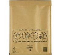 Mail Lite Mailing Bag H/5 Gold Plain 270 (W) x 360 (H) mm Peel and Seal Pack of 50