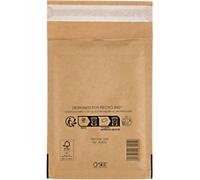 Mail Lite Padded Envelopes A/000 Gold Plain Peel and Seal Pack of 200