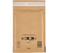 Mail Lite Padded Envelopes C/0 Gold Plain Peel and Seal Pack of 200