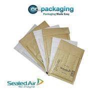 Mail Lite Bubble Lined Postal Bag Size J/6 300x440mm White (Pack of 50)