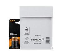 Mail Lite Plus Mailing Bag A/000 White Plain 110 (W) x 160 (H) mm Peel and Seal Pack of 100