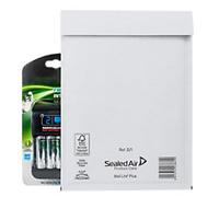 Mail Lite Plus Mailing Bag D/1 White Plain 180 (W) x 260 (H) mm Peel and Seal Pack of 100