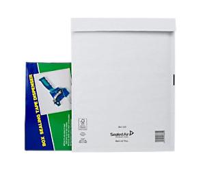 Mail Lite Plus Mailing Bag H/5 White Plain 270 (W) x 360 (H) mm Peel and Seal Pack of 50