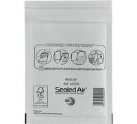 Mail Lite Size A/000 110 x 160 mm Padded Envelope - White (Pack of 100) - 2 Boxes