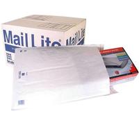 Mail Lite White Bubble Envelopes K/7 350 x 470 mm, Pack of 50