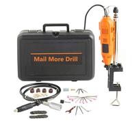 MAIL MORE 135W Rotary Drill Tool Set - Electric Hobby Drill Kit with Multi Tool Accessories - DIY Engraving, Grinding, Polishing & Craft for Arts and Home Projects
