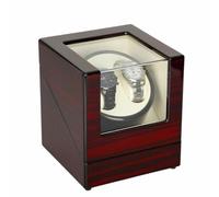 MAIL MORE Automatic Watch Winder, Wristwatch Winding Box, Watch Storage Box, Watch Rotating Stands Holders, Watch Display Box, Japanese Quiet Motor, Watch winder for Unisex Men Women 2 Watches Double