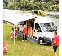 MAIL MORE Draught Skirt, Caravan & Motorhome Air Windbreak Covers,Caravan Skirt Kit, Screens, wheel cover, Mud Skirt, Campervan, Caravan & Motorhome Accessories 50cm 20'' Deep (1.5m-8m) (1.5M)