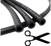 MAIL MORE Fuel Hose - 10mm, 8mm, 6mm, 5mm ID, 1m to 5m, Reinforced Rubber Petrol/Diesel/Water Pipe (5mm, 10M)