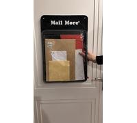 MAIL MORE® Letter Box Catcher, Post Catcher for UPVC, Glass, Wood, and Metal Doors, Indoor Letter Box Cages, Mail Parcel Catcher for Front Door, Gift Full/Half Transparent (FULL TRANSPARENT)