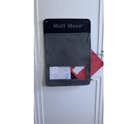 MAIL MORE® Letter Box Catcher, Post Catcher for UPVC, Glass, Wood, and Metal Doors, Indoor Letter Box Cages, Mail Parcel Catcher for Front Door, Gift Full/Half Transparent (HALF TRANSPARENT)