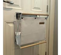 MAIL MORE Letter Catcher, Door Mail Catcher,Letter Box, Mail Parcel Catcher Cage for UPVC Glass Wood and Metal Doors, Letter Catcher for Front Door (METAL FRAME- WHITE)